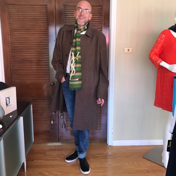 YSL Oversized Vintage Silk Oblong 66” x 18” - Picture 8 of 8